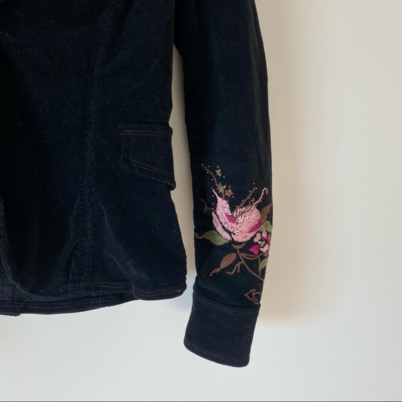 ❤️3 for $30❤️ Vintage Floral Embroidered Blazer - Picture 5 of 6